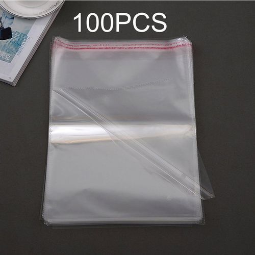 100pcs Food Storage Zipped Reclosable Transparent Poly Bags