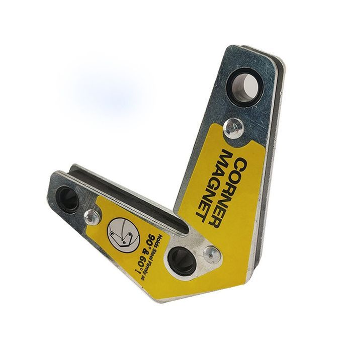 2PCS Neodymium Magnetic Clamp Corner Angle Welding Magnet Holder Fixator Yellow