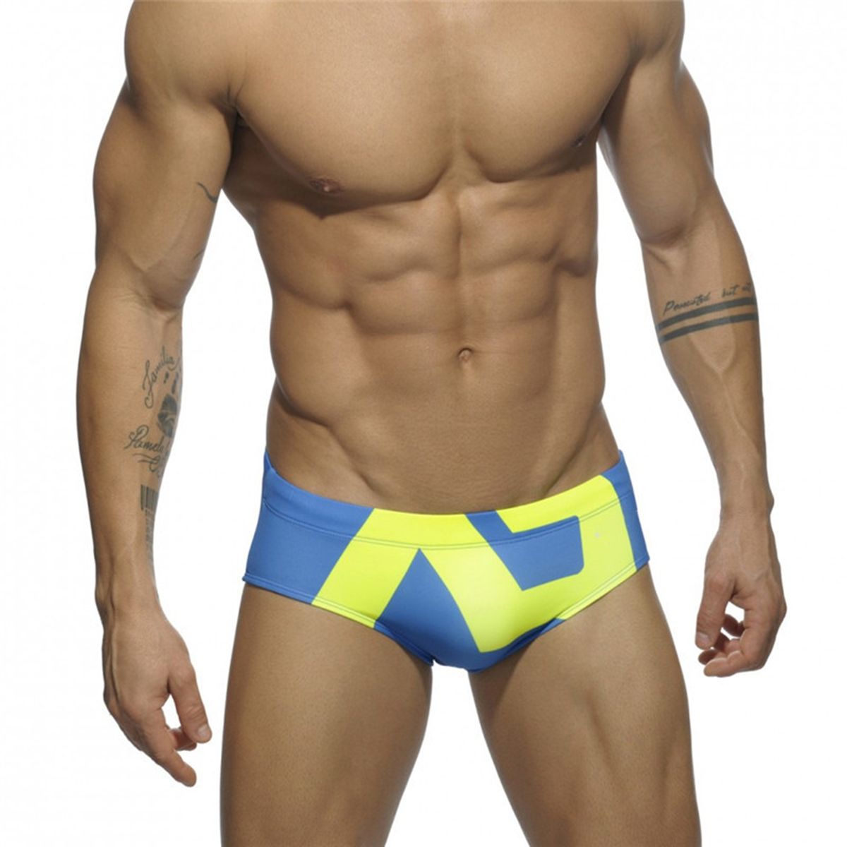 Beach Shorts Freedom Movement Swim Trucks Blue+Yellow