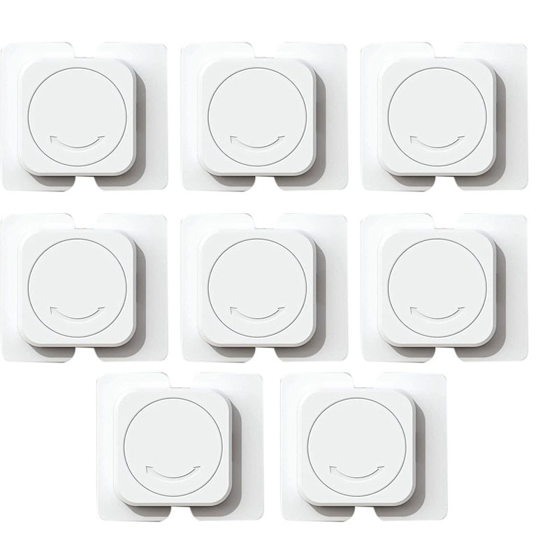 AT14 Child Lock For Cabinet And Drawers, 8 Pieces,Cabinet Lock,Baby For Gluing, Drawer Lock, Cabinet Lock,Child Lock, Drawers