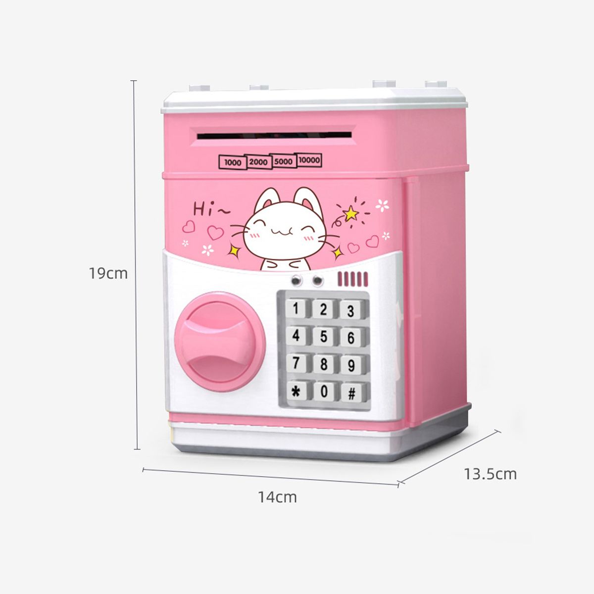 Electronic Piggy Bank Mini ATM Password Money Bank Cash