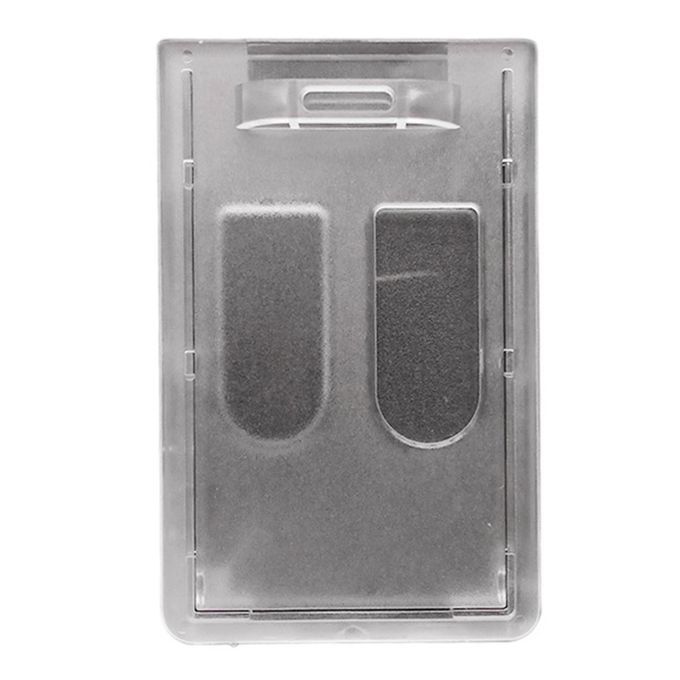 Verti Al Solid Transparent P  Matte ID  Ard Shell With Dual  Ard Slots-transparent