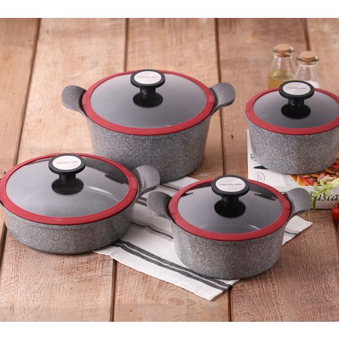 Neo Flam Induction Potte Pot & Frying Pan Set Of 8