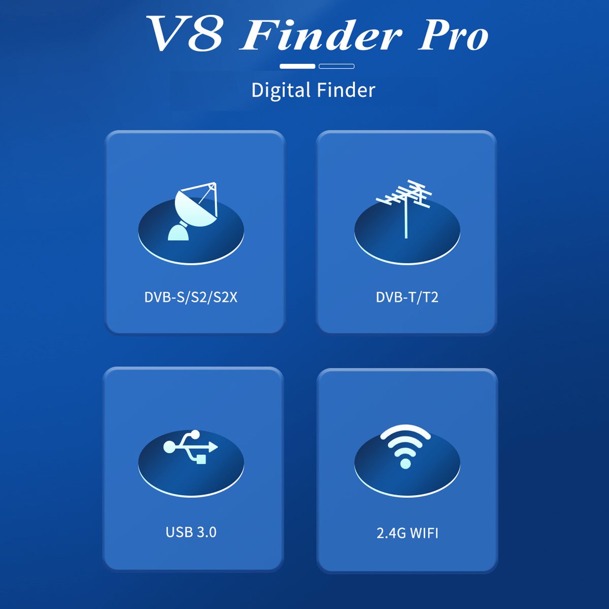 V8 Finder Pro TV Signal Finder Meter 4.3-inch