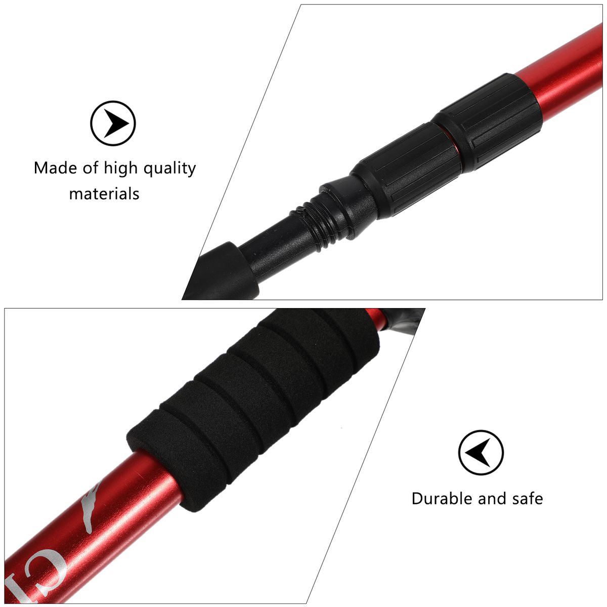 1pc Outdoor Walking Stick Self-Defense Stick For Camping