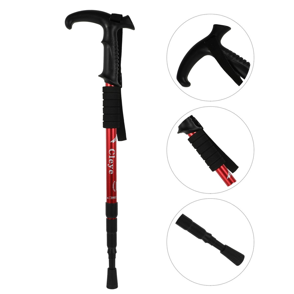 1pc Outdoor Walking Stick Self-Defense Stick For Camping