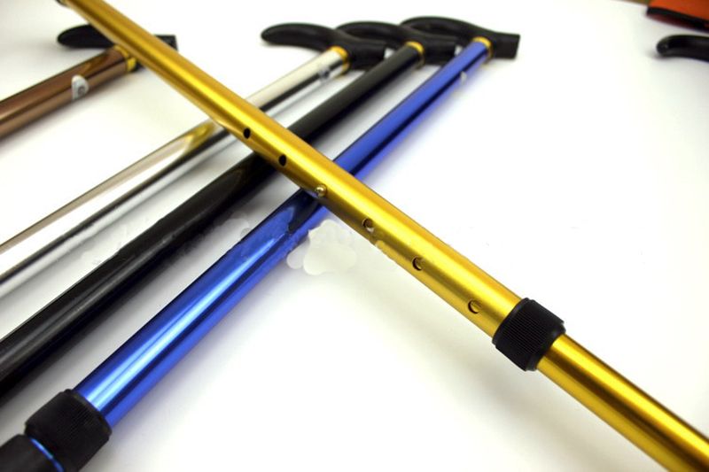 New T-Handle Walking Stick Old Man Hiking Trekking Trail 6