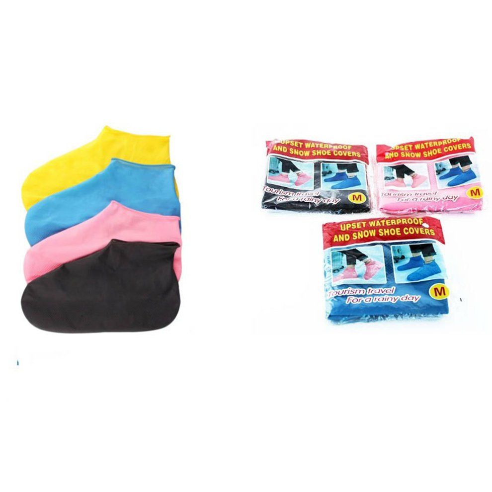 Boots Waterproof Shoe  Over Sili One Material Uni  Shoes Prote Tors Rain Boots For Indoor Outdoor Rainy Days Neutral / Summer-yellow-L