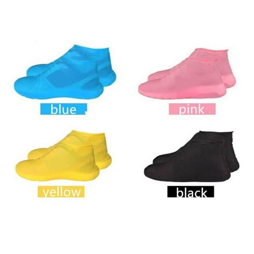 Boots Waterproof Shoe  Over Sili One Material Uni  Shoes Prote Tors Rain Boots For Indoor Outdoor Rainy Days Neutral / Summer-yellow-L