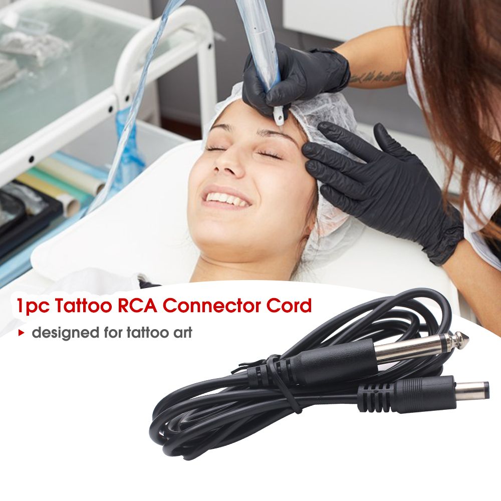 Silicone Soft Tattoo RCA Connector Cords Cable For Rotary