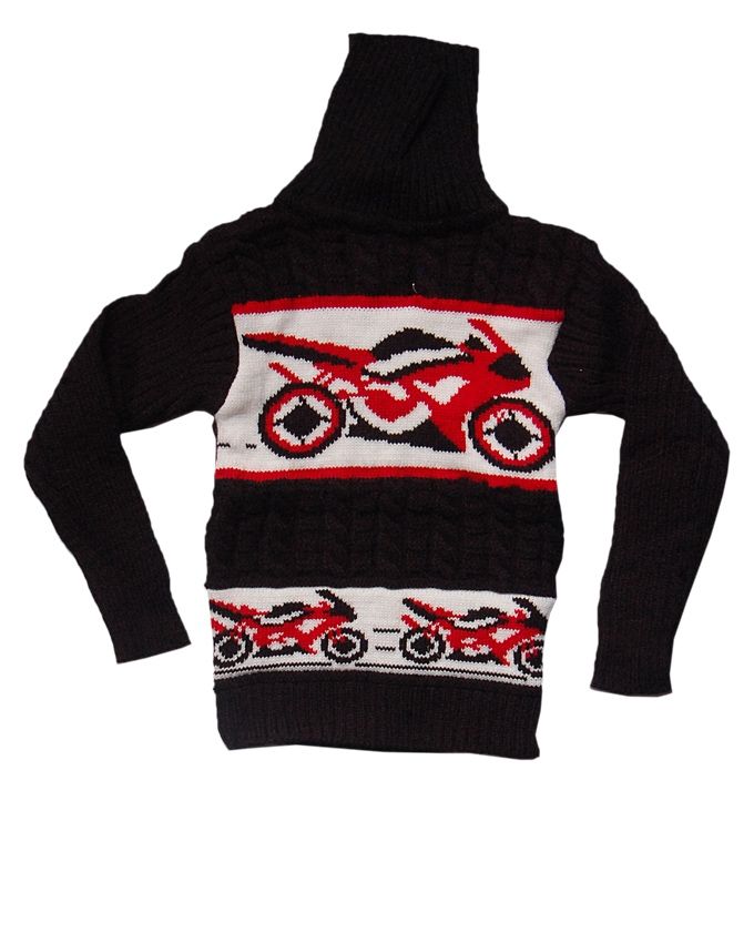 GIRLS' CARDIGAN- Black