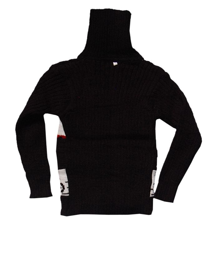 GIRLS' CARDIGAN- Black