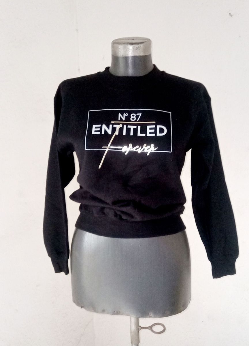 Girls Stylish N*87  "Entitled Forever" Sweatshirt