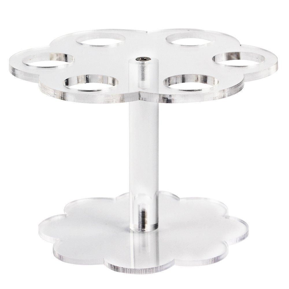 1pcs 6 Holes Acrylic Ice Cream Cone Stand Holder