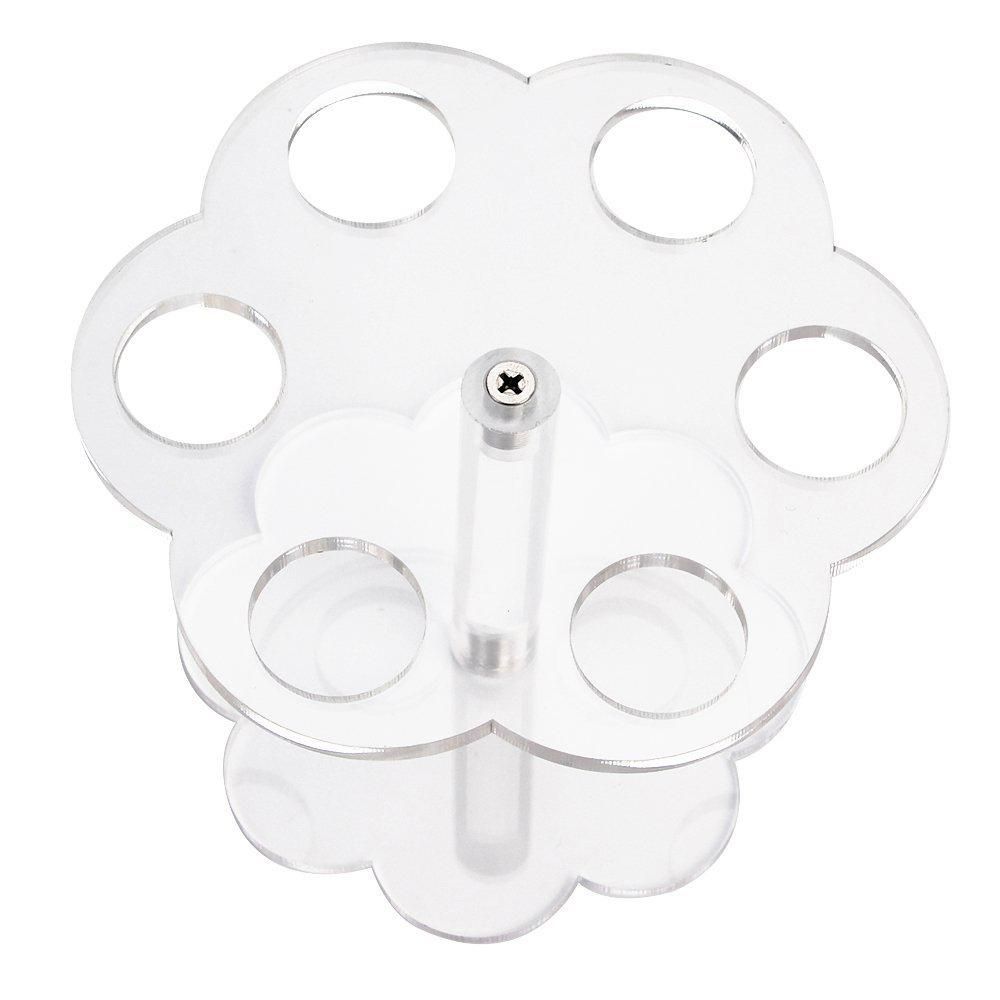 1pcs 6 Holes Acrylic Ice Cream Cone Stand Holder
