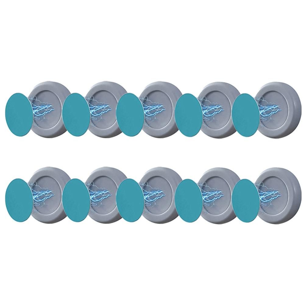 10 Set Magnetic Remote Control Holder Anti-Lost Wall Mount Magnet Hooks Fridge Sticker Storage Holder Home Decor Grey