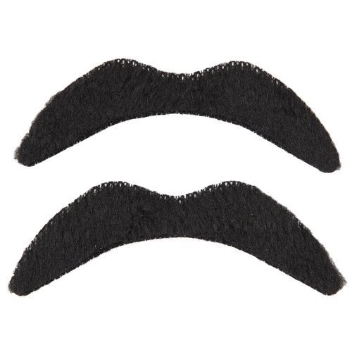 12 Pack Self Adhesive Assorted Fake Moustache / Mustache