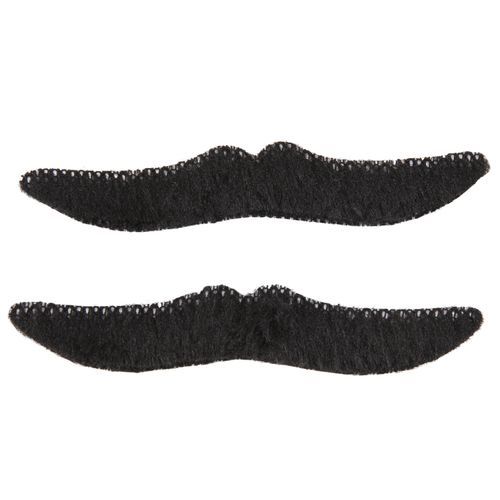 12 Pack Self Adhesive Assorted Fake Moustache / Mustache
