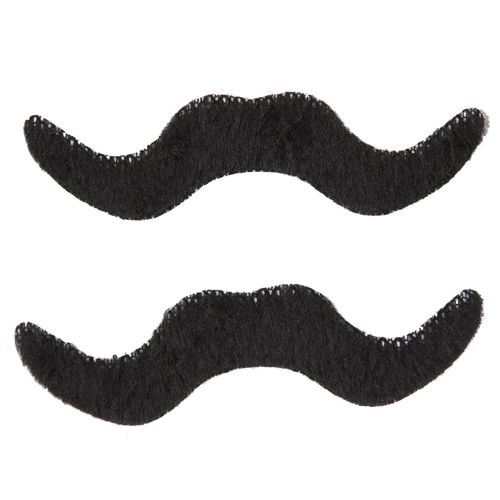 12 Pack Self Adhesive Assorted Fake Moustache / Mustache