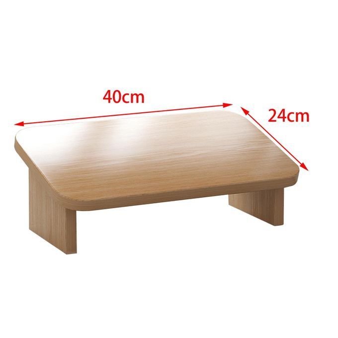 Wooden Foot Rest Foot Nursing Stool Foot Stool Dark Brown Inclined