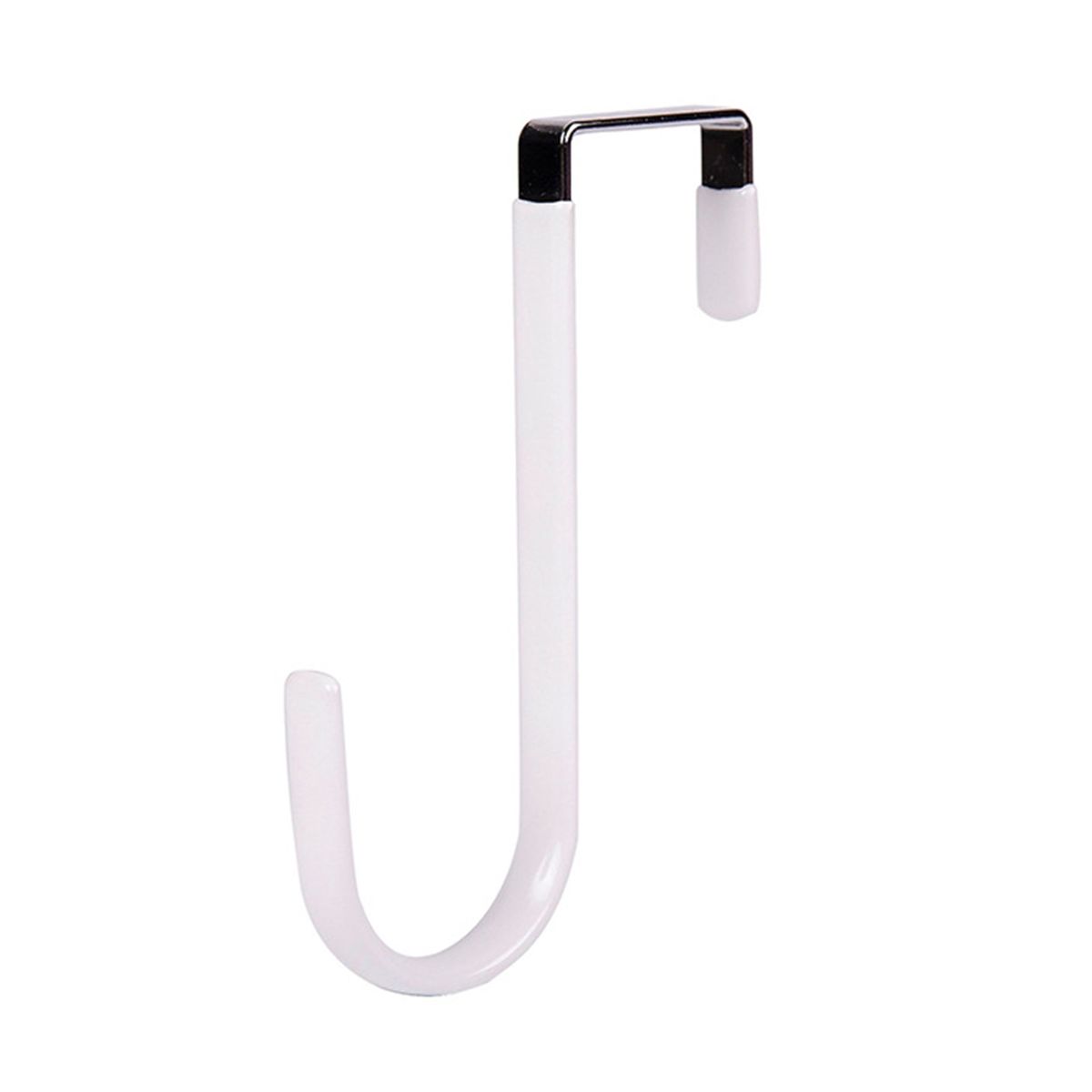 Clothes Hook S-Shaped PVC Carbon Steel Towel Hanger White