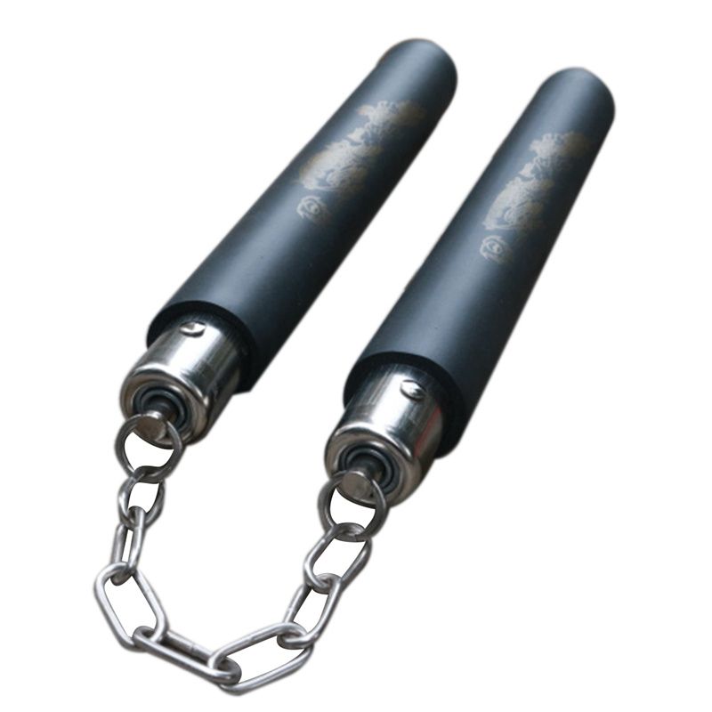 Martial Arts Foam Nunchucks Sponge Metal Nunchaku Dragon