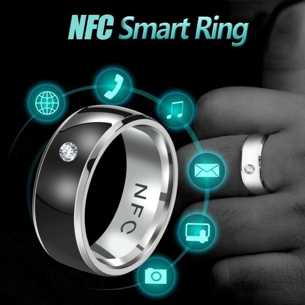 1PC NFC Smart Finger Ring Unisex Fashion Intelligent Wear Connect  Android Phone Equipment Waterproof  Multifunctional Ring
