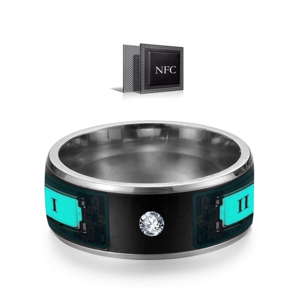 1PC NFC Smart Finger Ring Unisex Fashion Intelligent Wear Connect  Android Phone Equipment Waterproof  Multifunctional Ring