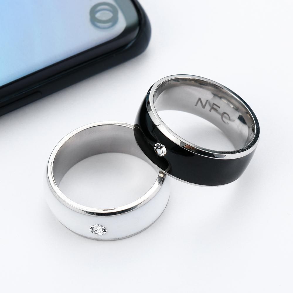 1PC NFC Smart Finger Ring Unisex Fashion Intelligent Wear Connect  Android Phone Equipment Waterproof  Multifunctional Ring