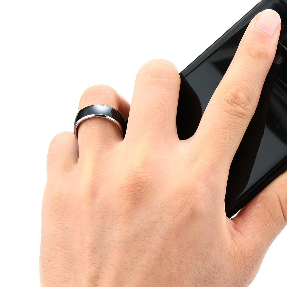 1PC NFC Smart Finger Ring Unisex Fashion Intelligent Wear Connect  Android Phone Equipment Waterproof  Multifunctional Ring