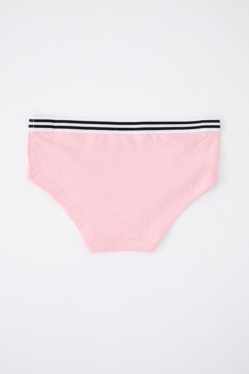 2 Piece Set Girl Underwear Hipster Slip -White