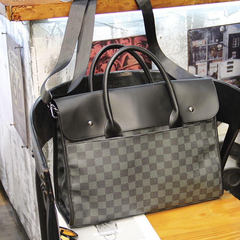 Senior Business Briefcase Laptops Case Handheld Crossbody Male