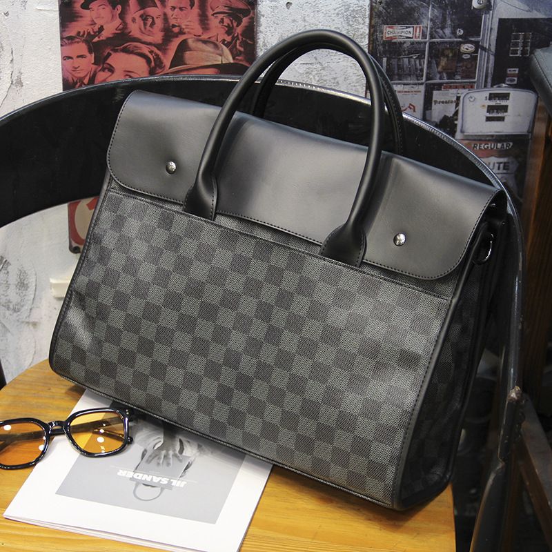 Senior Business Briefcase Laptops Case Handheld Crossbody Male
