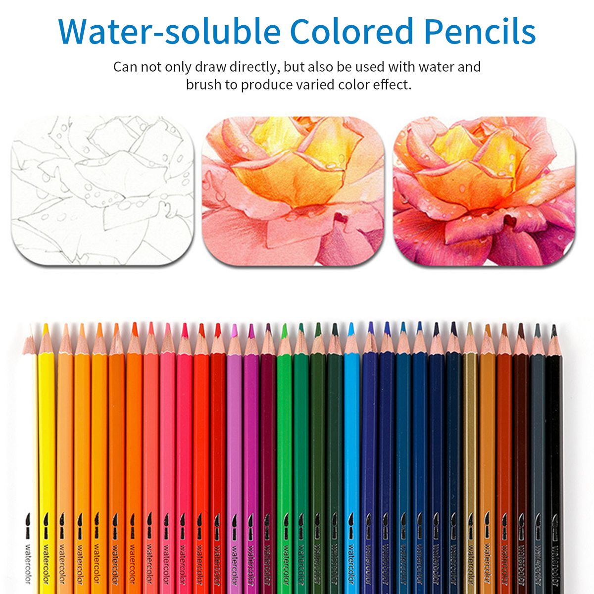 Colors Pencils Set 182PCS Professional Art Supplies 120