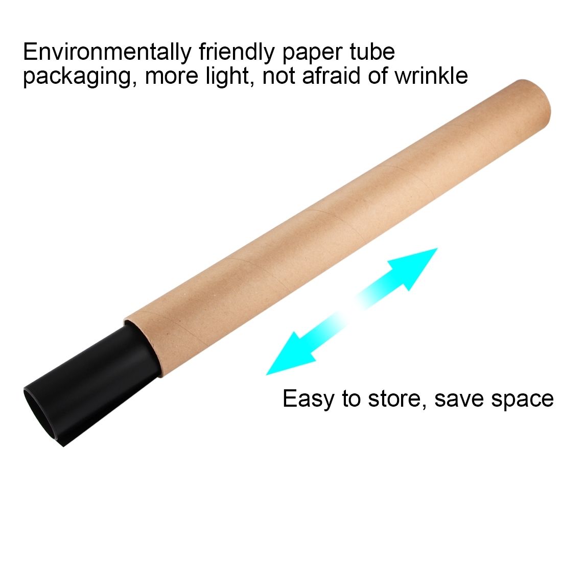 PULUZ Photography Background PVC Paper Kits For Studio Tent Box, 3 Colors (Black, White,Yellow), Size: 73.5cm X 37.5cm