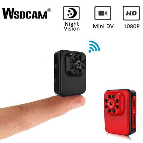 R3 WiFi Mini Camera HD 1080P Micro Camera Infrared Night Vision Mini Sports DV Cam Loop Recording For Hiking Riding(Standard)(No Wifi Red)