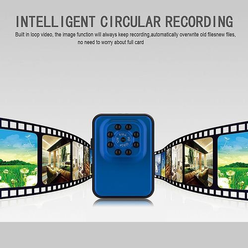 R3 WiFi Mini Camera HD 1080P Micro Camera Infrared Night Vision Mini Sports DV Cam Loop Recording For Hiking Riding(Standard)(No Wifi Red)