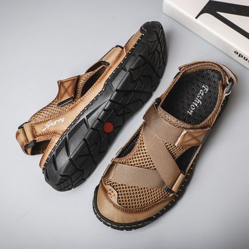 Big Size Mens Outdoor Hiking Water Shoes-Yellow