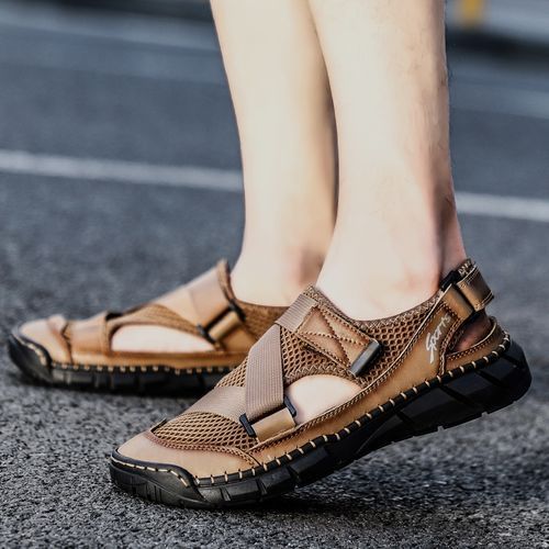 Big Size Mens Outdoor Hiking Water Shoes-Yellow