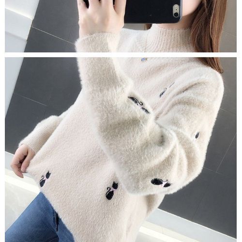 Women's Popular Knitted Bottoming Shirt Autumn And Winter Tops