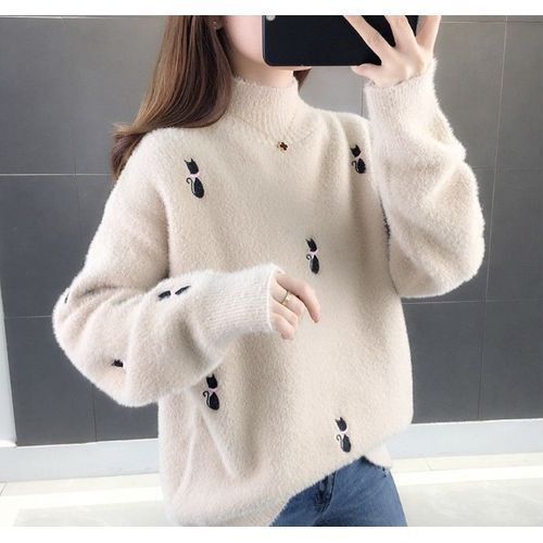 Women's Popular Knitted Bottoming Shirt Autumn And Winter Tops