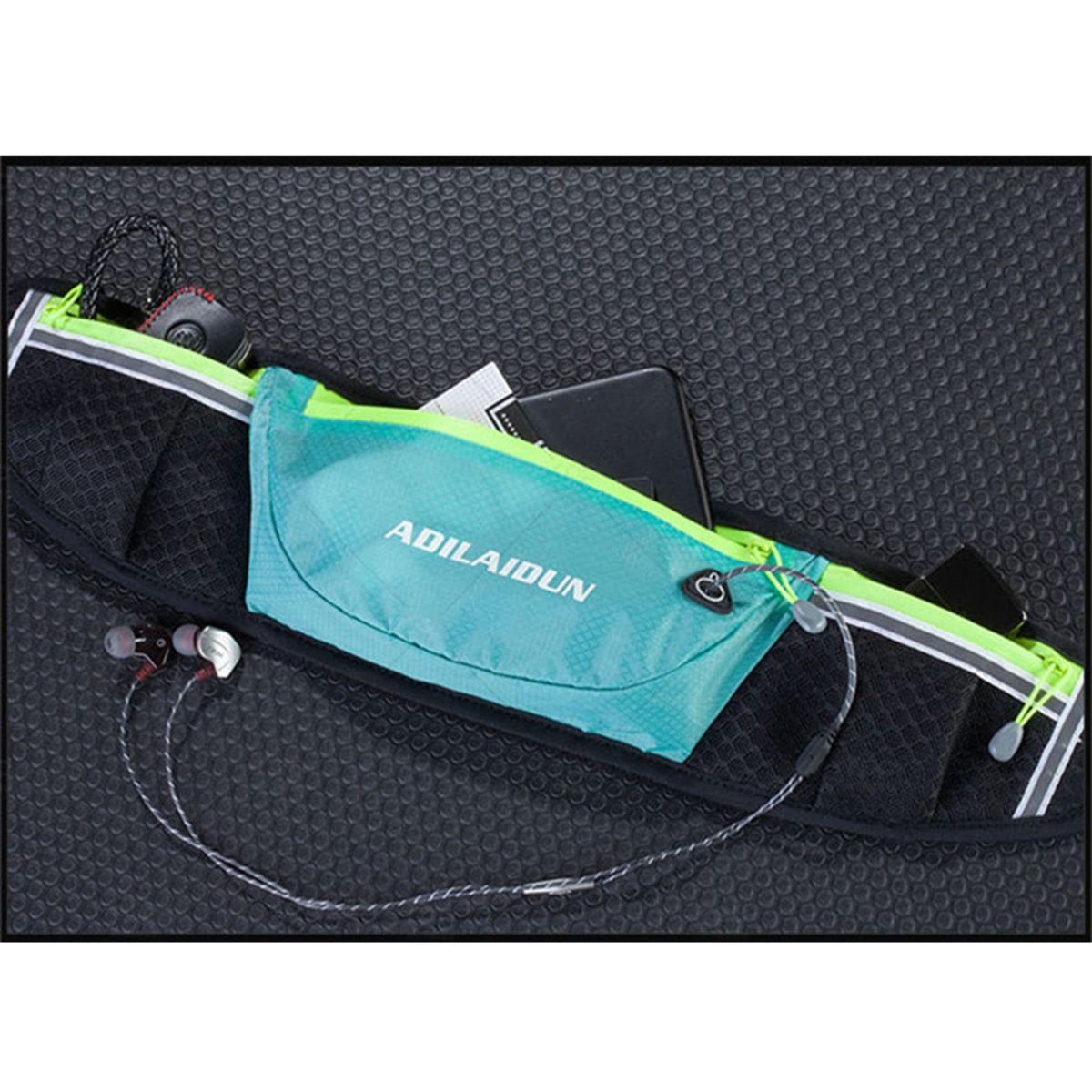 ADILAIDUN Sports Waist Bag Outdoor Phone Waist Bag Travel