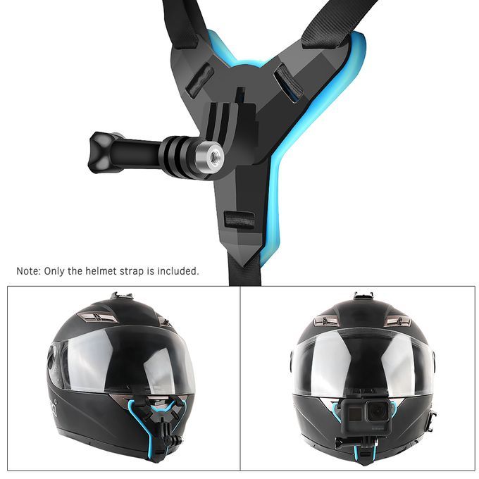 Full Face Chin Mount Jaw Holder Motorcycle Strap For
