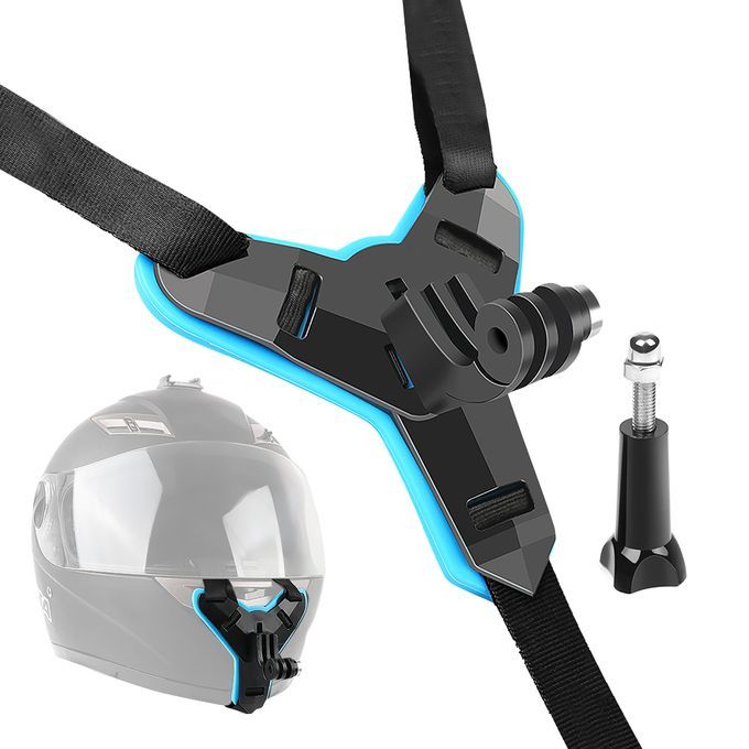 Full Face Chin Mount Jaw Holder Motorcycle Strap For