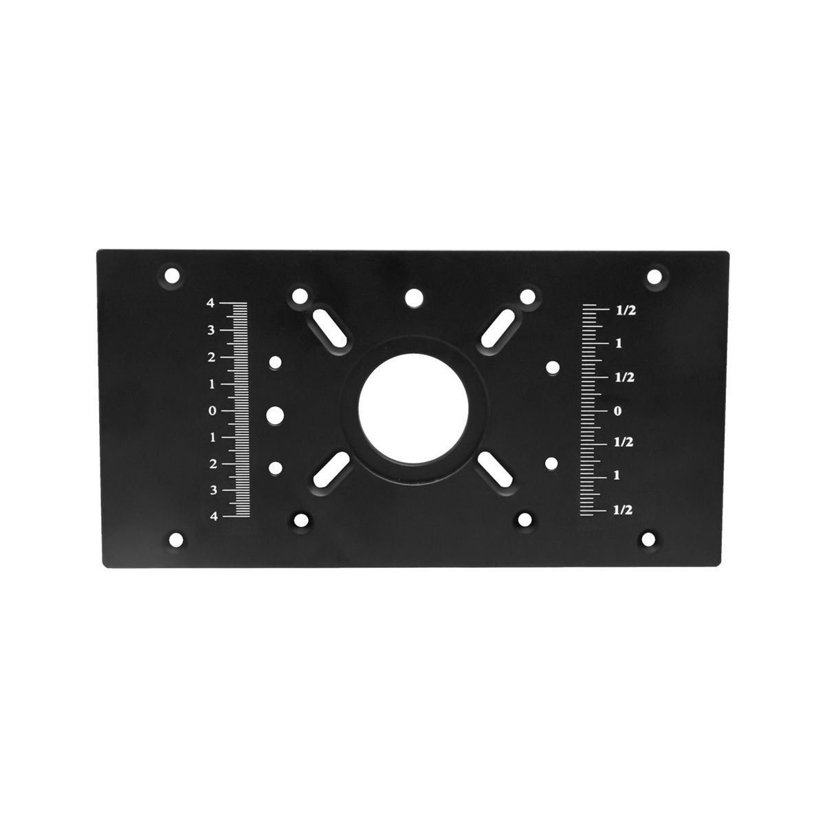Router Lift with Fixed Base-Router Insert Plate-Woodworking Universal Router Lift Base for 65mm Dia Router Motor-Black