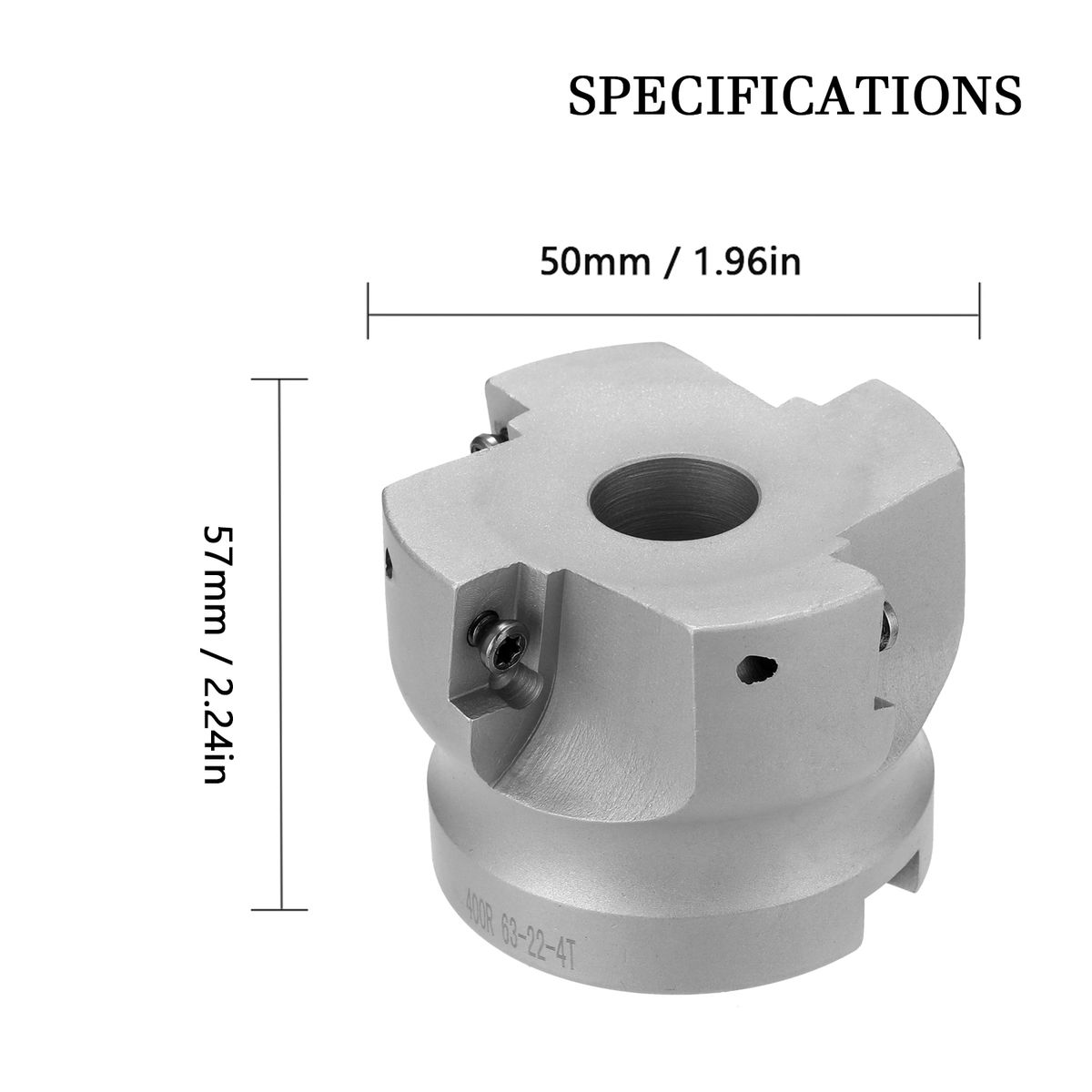 BAP 400R50-22-4T Carbide Insert Clamped Fast Feeding Alloy