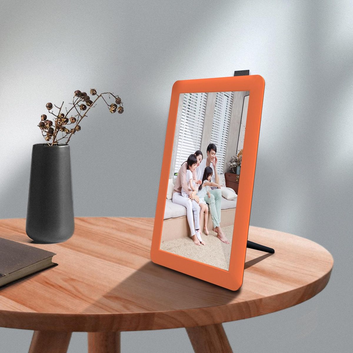 Photo Digital Frame Smart Electronics Photo Digital Frame Orange