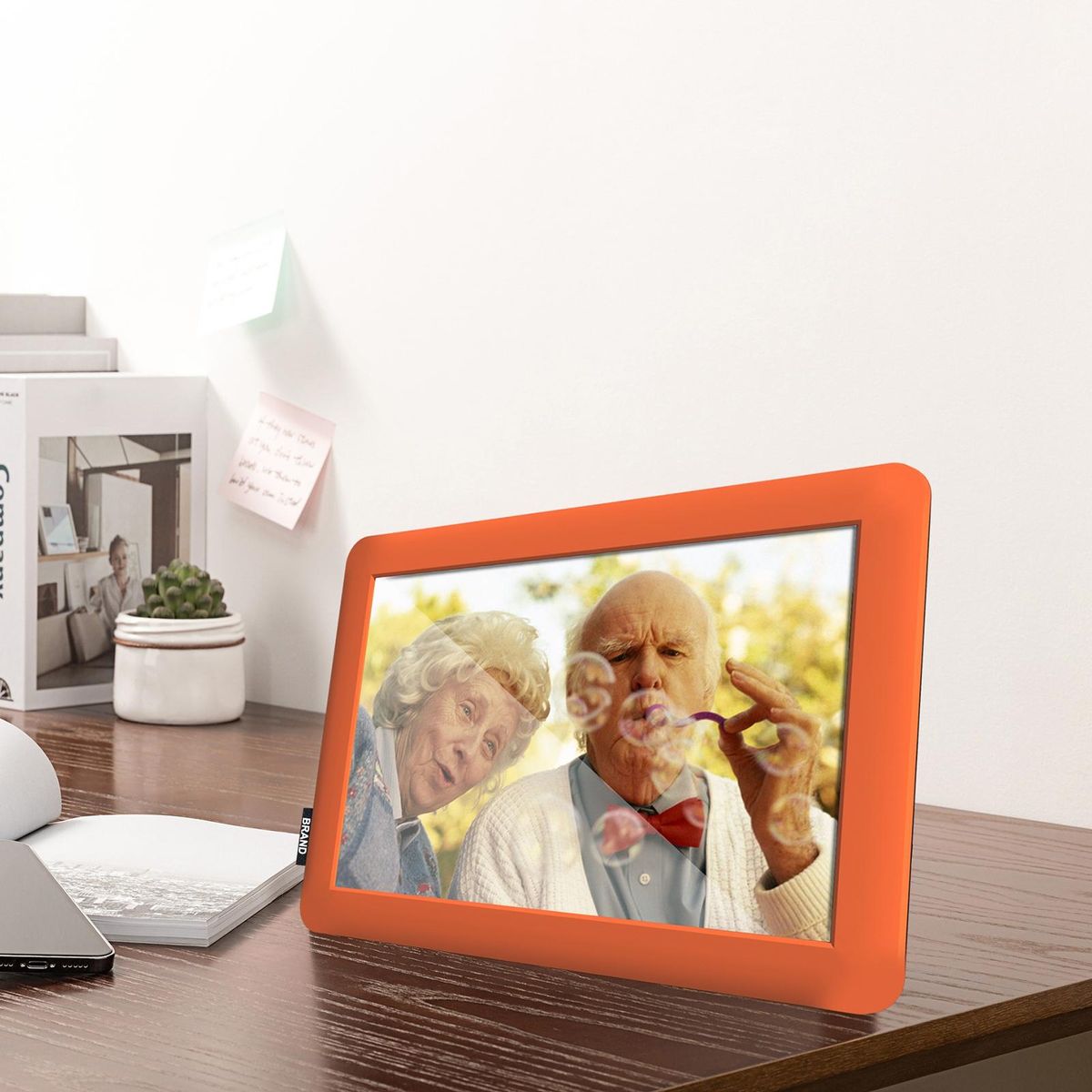 Photo Digital Frame Smart Electronics Photo Digital Frame Orange