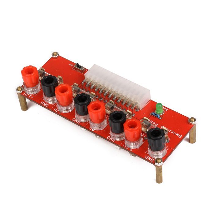 24Pins  Benchtop Power Board Computer Power Supply Breakout