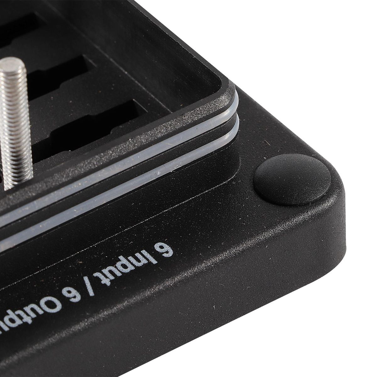 6 Way Fuse Block with Warning LED Indicator ATO/ATC Blade Fuses 6 Input/Output Waterproof for Car Truck Boat